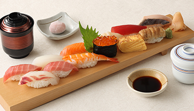 特上握り寿司御膳